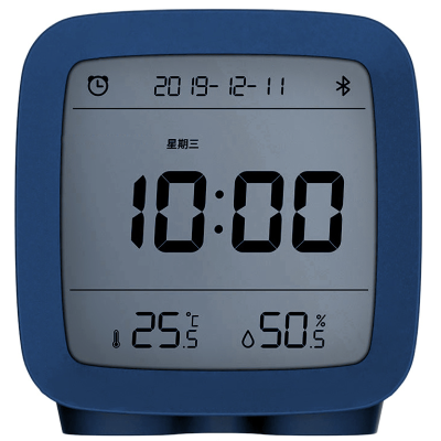 Умный будильник Qingping, Bluetooth (Умный будильник Xiaomi Синий)