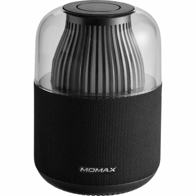 Аудиоколонка с подсветкой Momax Space True Wireless 360 (Аудиоколонка с подсветкой Momax Черный)
