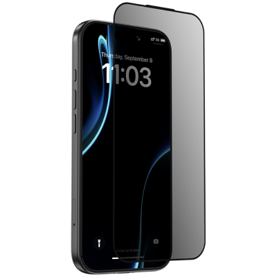 Защитное стекло Benks GlassWarrior для iPhone 17 Pro Приватное (Защитное стекло Черный)