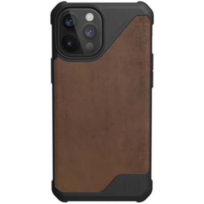 Чехол iPhone 12 Pro Max Накладка Противоударный UAG Metropolis LT (iPhone 12 Pro Max Накладка кожа Коричневый)