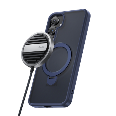 Чехол Benks MagClap Pop Mist для Samsung S24+ (MagSafe) (Накладка Benks Синий)