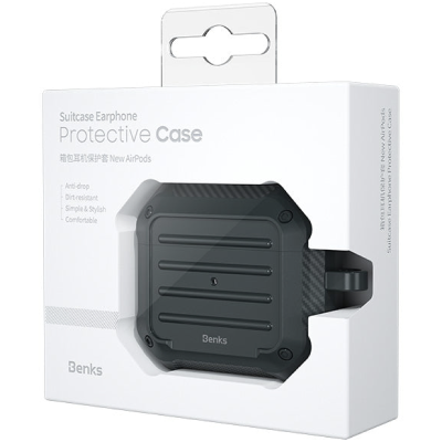 Чехол Benks Anti-Drop для наушников AirPods 3 (Apple AirPods 3 Benks Синий)