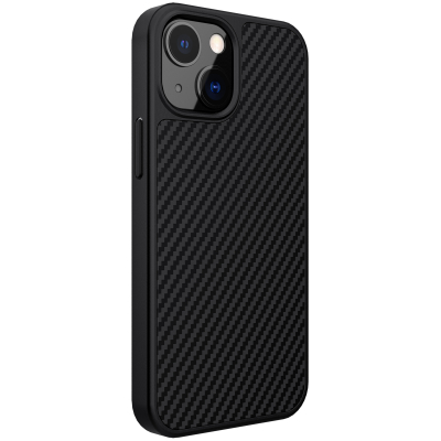 Чехол iPhone 13 Накладка Пластик Nillkin Synthetic Fiber Case (iPhone 13 Накладка Пластик Nillkin Черный)