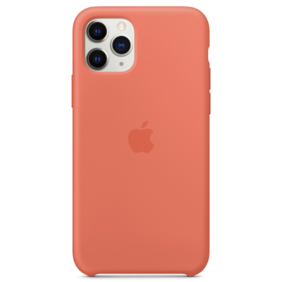 Чехол iPhone 11 Pro Накладка Silicone Case (iPhone 11 Pro Накладка Спелый клементин)