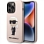 Чехол iPhone 14 Pro Max Накладка Силикон Karl Lagerfeld Liquid Silicone NFT Karl Ikonik Hard