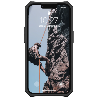 Чехол iPhone 13 Накладка Противоударный UAG Monarch (iPhone 13 Накладка Черный карбон)