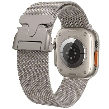 Браслет стальной Coteci Milanese Watchband для Apple Watch 42, 44, 45, 46, 49mm