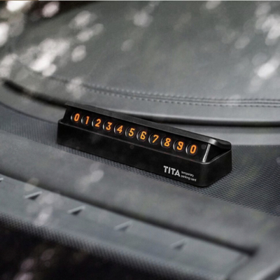 Табличка с номером телефона для авто Bcase TITA (Табличка с номером телефона для авто Xiaomi Серый)