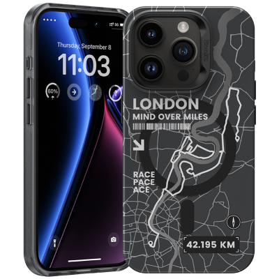 Чехол Benks MagClap City London для iPhone 14 Pro (MagSafe) (Накладка Benks Черный)