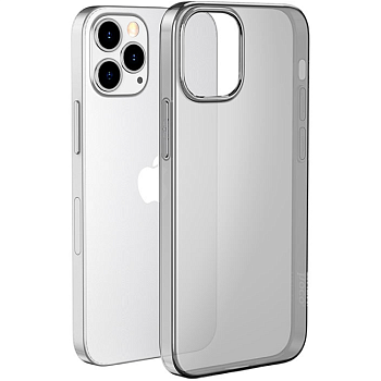 Чехол iPhone 12 Pro Max Накладка Силикон Прозрачный Hoco Light Series