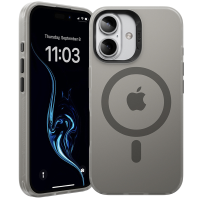 Чехол Benks Lucid Armor для iPhone 16 Plus (MagSafe) (iPhone 16 Plus Накладка Серый)