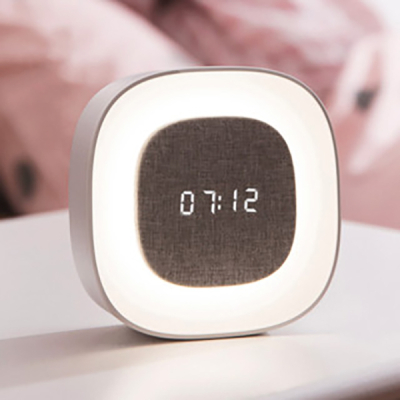 Прикроватная лампа с часами Midea K02 (Прикроватная лампа с часами Белый)