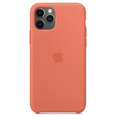 Чехол iPhone 11 Pro Накладка Silicone Case (iPhone 11 Pro Накладка Спелый клементин)
