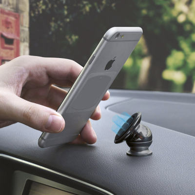 Автодержатель универсальный Deppa Mage Steel на панель (Автодержатель универсальный Deppa Темно-Серый)