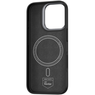Кевларовый чехол Benks ArmorLite для iPhone 16 Pro Max (MagSafe) (Накладка Черный Карбон)