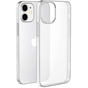 Чехол iPhone 12 mini Накладка Силикон Прозрачный Hoco Light Series