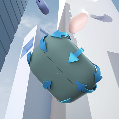 Чехол Benks Soft-Touch для наушников AirPods 3 (Чехол пластик Soft-Touch Benks Зеленый)