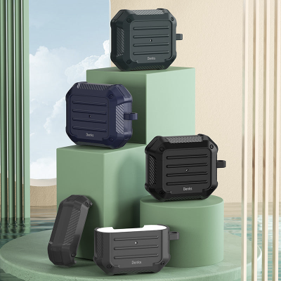 Чехол Benks Anti-Drop для наушников AirPods 3 (Apple AirPods 3 Benks Синий)