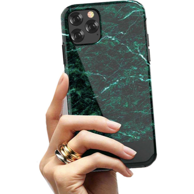 Чехол iPhone 11 Pro Max Накладка Пластик Devia Marble Series (iPhone 11 Pro Max Накладка Зеленый)