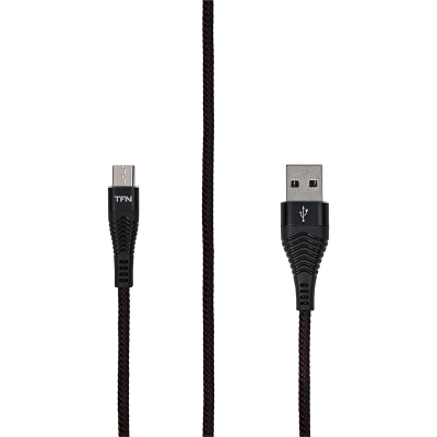 Кабель USB-A to Micro USB TFN 1 м (Плетеный) (Кабель TFN Черный)