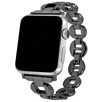Браслет стальной Ashei Link Metal для Apple Watch 42, 44, 45mm