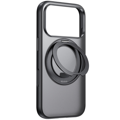 Чехол Mcdodo PC-187 Ring для iPhone 17 Pro (MagSafe) (Накладка Черный)