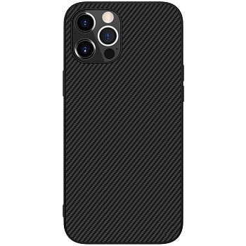 Чехол iPhone 12, 12 Pro Накладка Пластик Nillkin Synthetic Fiber Case