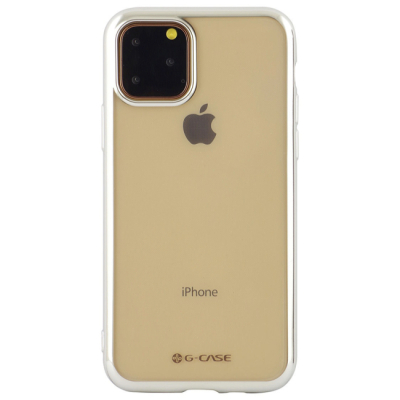 Чехол iPhone 11 Pro Накладка Силикон G-Case Plating Series (iPhone 11 Pro Силикон G-Case Серебро)