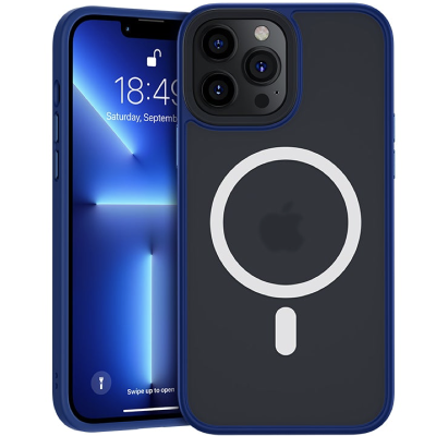 Чехол Benks Adsorption для iPhone 13 Pro Max (MagSafe) (iPhone 13 Pro Max Накладка Синий)