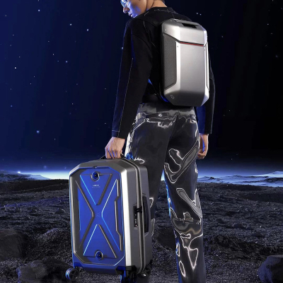 Чемодан с рюкзаком UREVO EVA Magnetic Suitcase 21" Черный (Чемодан Xiaomi Черный)