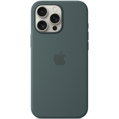 Чехол Silicone Case для iPhone 16 Pro Max (с MagSafe) (Накладка Зеленый)