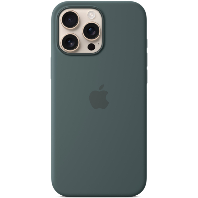 Чехол Silicone Case для iPhone 16 Pro Max (с MagSafe) (Накладка Зеленый)