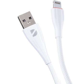 Кабель Deppa Ceramic Cable USB-A to Lightning 1 м (Плетеный)