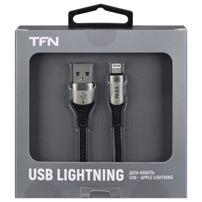 Кабель USB-A to Lightning TFN 1.2 м (Плетеный) (Кабель TFN Никель)