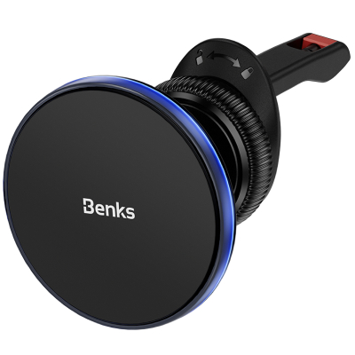 Автодержатель Benks CZ03, в решетку, 15 ватт, MagSafe (Автодержатель Benks Черный)