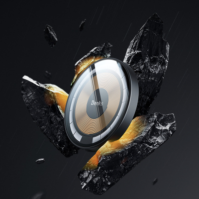 Беспроводная зарядка Benks W09, MagSafe (БЗУ Benks Прозрачный Черный)