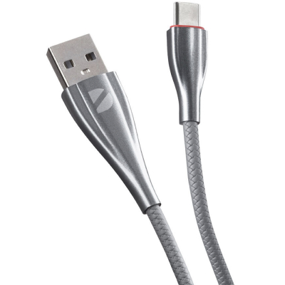 Кабель Deppa 72288, USB-A → USB-C, длина 1 м (Кабель Deppa Серый)