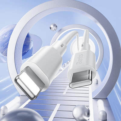 Кабель Benks D45, USB-C → Lightning, длина 1.2 м (Кабель Benks Белый)