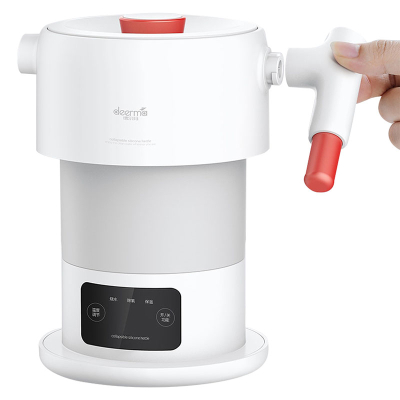 Складной силиконовый чайник Deerma, 0.6 л (Чайник Xiaomi Deerma Collapsible Silicone Kettle Белый)