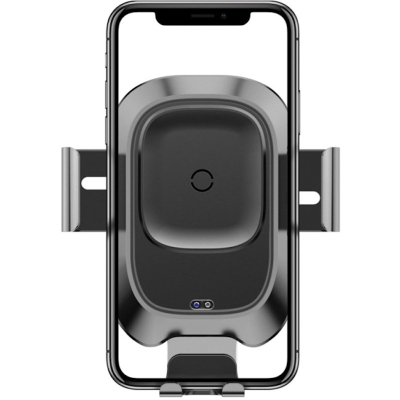 Автодержатель + Беспроводное ЗУ Baseus Smart Vehicle Car Wireless (WXZN-B01) (Автодержатель Baseus Черный)