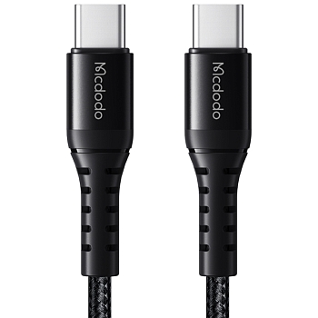 Кабель Mcdodo USB-C - USB-C, 60 ватт, 1 метр (Плетеный)