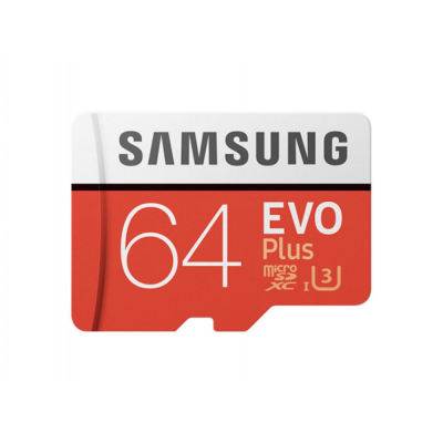 Флешка Samsung EVO Plus, Micro SDXC, 64 Gb (Флешка Samsung 64 Gb)