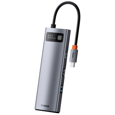 Многопортовый адаптер Baseus 8-in-1 Type-C HUB