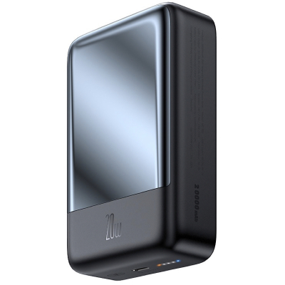 Беспроводной магнитный Power Bank Mcdodo MC-502, 20.000 мАч, 20 ватт, MagSafe (Внешний аккумулятор Mcdodo Черный)