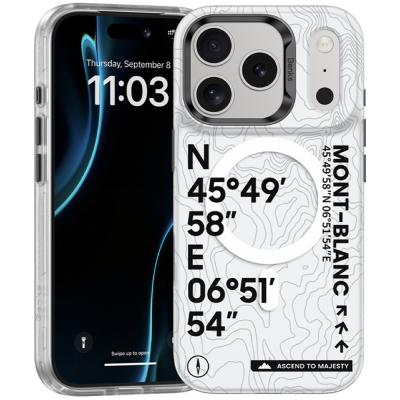 Чехол Benks MagClap Mont-Blanc для iPhone 17 Pro (MagSafe) (Накладка Benks Белый)