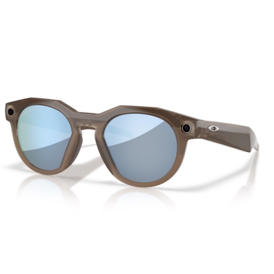 Умные очки Oakley HSTN, Дымчато‑коричневая оправа, Поляризационные линзы, Синие линзы Prizm (Очки Oakley Дымчато‑коричневый)