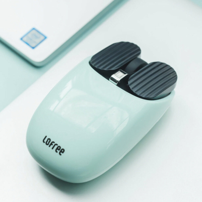 Мышь Lofree Wireless Mouse Blue (Мышь Xiaomi Lofree Wireless Mouse Голубой)