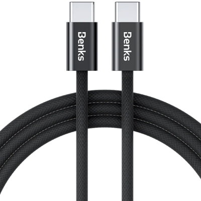 Кабель Benks D46, USB-C → USB-C, длина 2 м (Кабель Benks Черный)