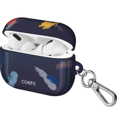 Чехол Uniq Coehl Reverie для AirPods Pro (AirPods Pro Uniq Синий)