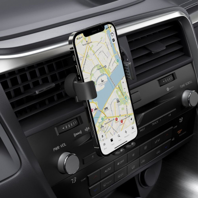 Автодержатель универсальный Deppa Crab Gravity в решетку вентиляции (Автодержатель универсальный Deppa Черный)